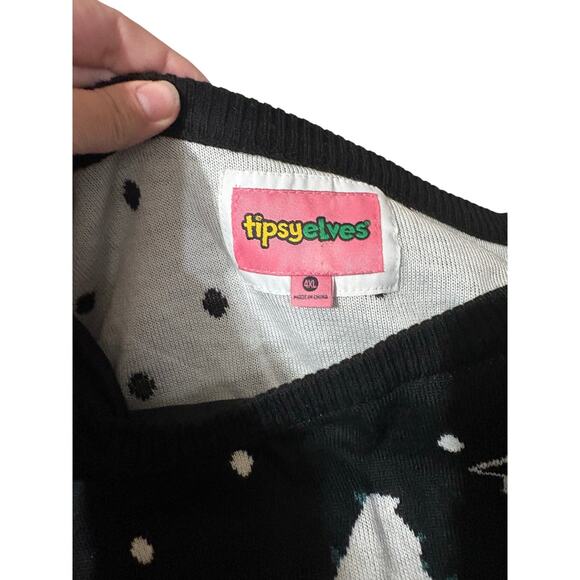 Tipsy Elves WOMEN'S LIGHT SHOW LIGHT UP UGLY CHRISTMAS SWEATER 4XL NWT - Picture 4 of 5